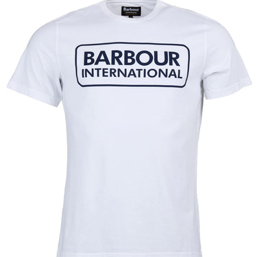 Barbour International Essential Large Logo Tee White