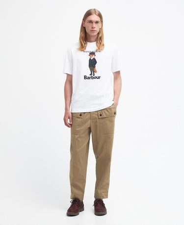Barbour x Maison Kitsuné Beaufort Fox T-Shirt Classic White
