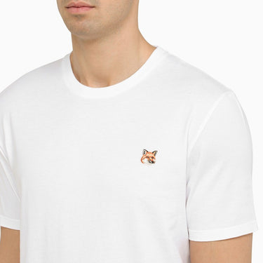 Men's Fox Head Patch Regular Tee Shirt White