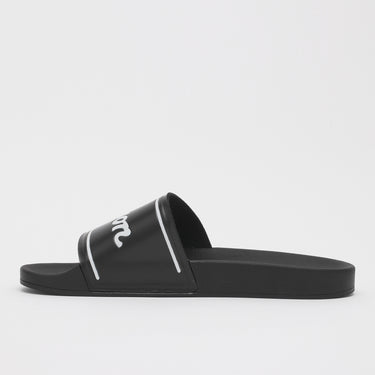 Unisex Handwritting Slides Black