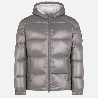Men's Luck Quilted Hooded Puffer Jacket Midgrey