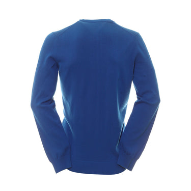 Men's Organic Cotton Crew Neck Sweater Cobalt