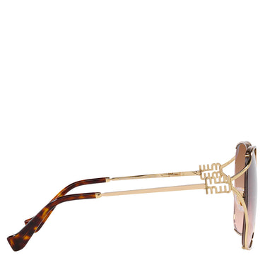 Miu Miu Metal Woman Sunglass Pale Gold 52ws