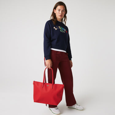 Women's L.12.12 Concept Zip Tote Bag High Risk Red