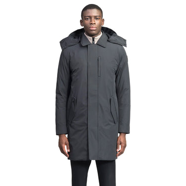 Nord Men's Tailored Trench Coat Black
