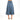 Printed Light Denim Skirt Light Blue