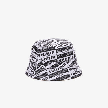 Unisex Reversible Printed Cotton Bucket Hat Beige / White / Black