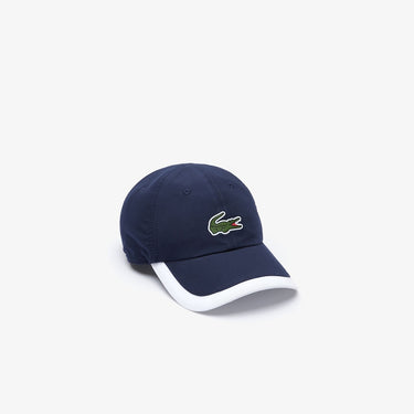 Unisex Sport Contrast Border Lightweight Cap Navy Blue/white