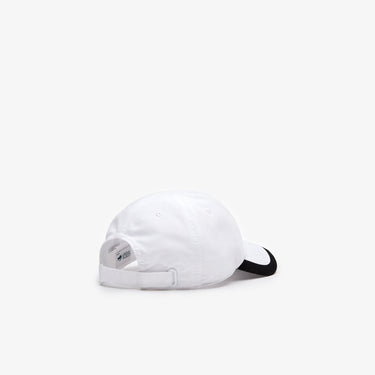 Unisex Sport Contrast Border Lightweight Cap White/black