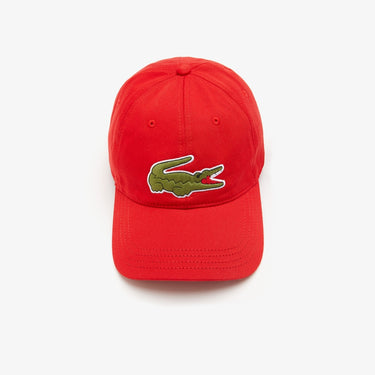 Unisex Adjustable Organic Cotton Twill Cap Red