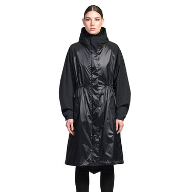 Reyna Women's Packable Long Shell Jacket Black