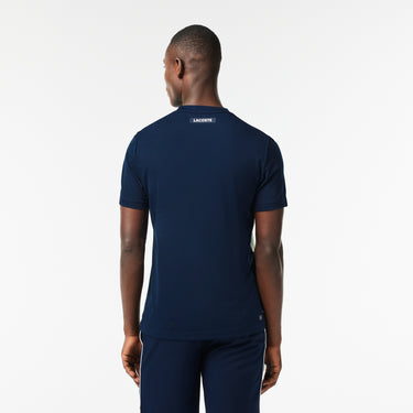 Men's Regular Fit Seamless Tennis T-Shirt  Navy Blue / Blue / Green / White