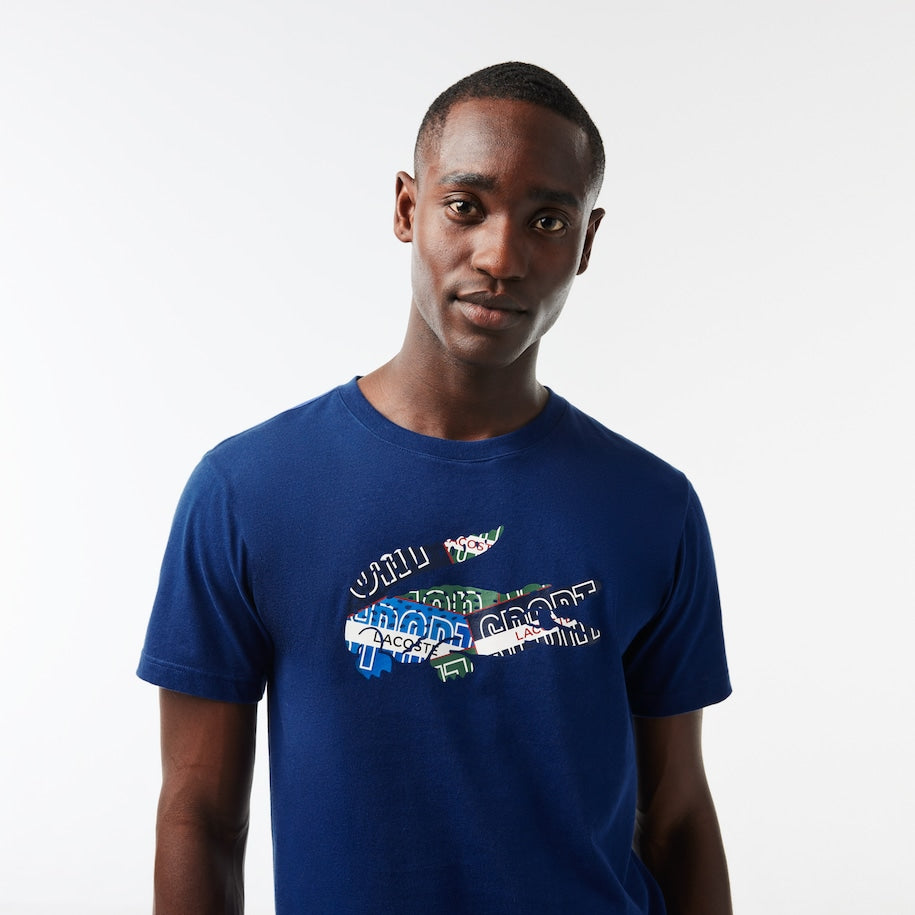 Cotton Jersey Sport T-shirt Navy Blue – rue de can