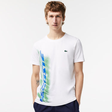 Men’s SPORT Regular Fit T-Shirt with Contrast Branding White
