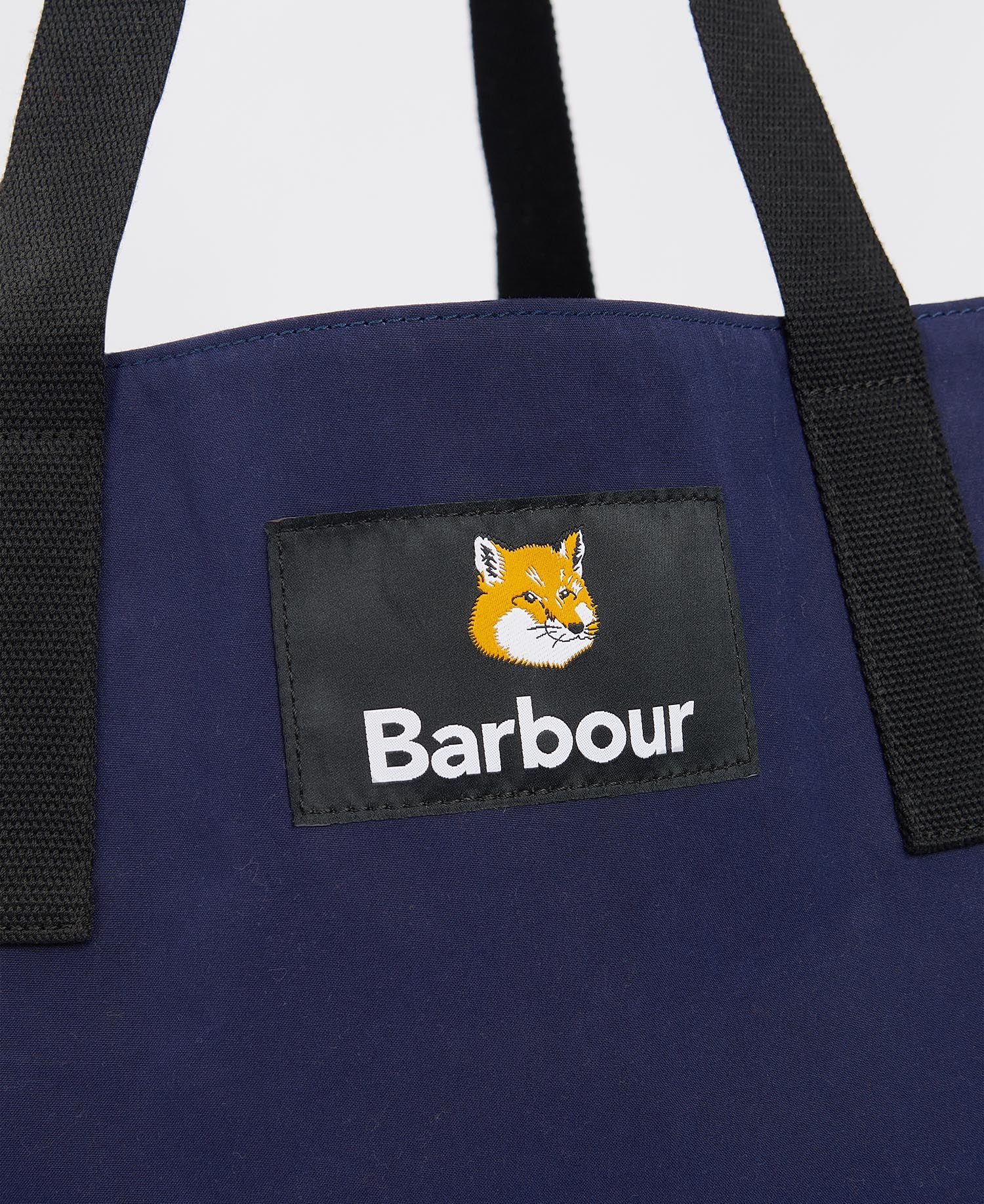 Barbour x Maison Kitsuné Reversible Tote Bag Dark Navy – rue de can