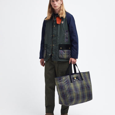 Barbour x Maison Kitsuné Reversible Tote Bag Dark Navy