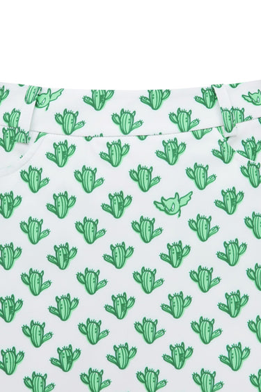 Women's Cacti Cargo Skort White