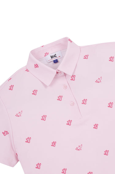Women's Cacti Waacky Polo (EE) Light Pink
