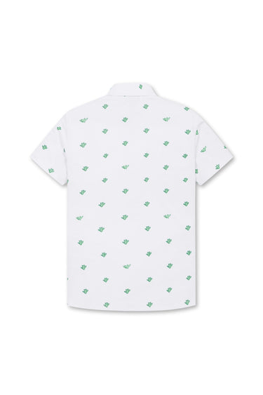 Women's Cacti Waacky Polo (EE) White