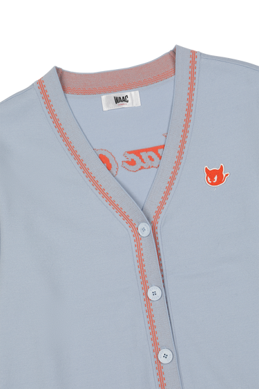 Women's Pop Stitch Cardigan Light Blue