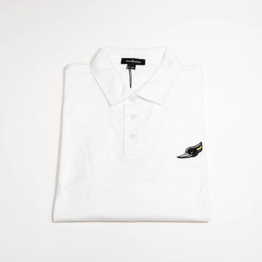 WOODPECKER Men's Pima Cotton Polo Shirts White