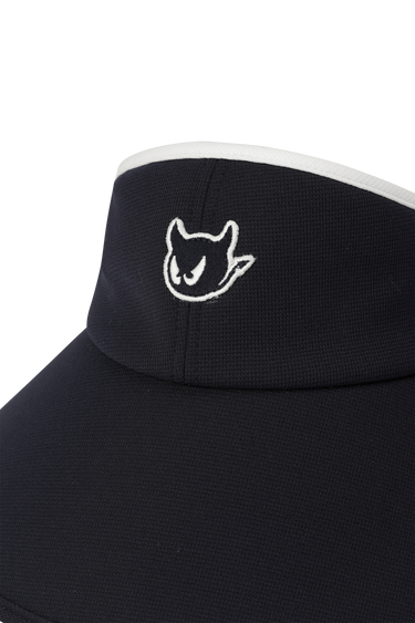 Women's Ribbon Floppy Visor Navy