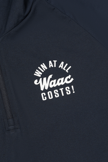 Half Zip Jersey Hoodie Navy | Men