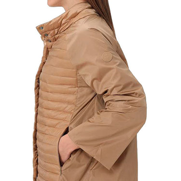 Women's Goldie bi-material jacket Shore Beige