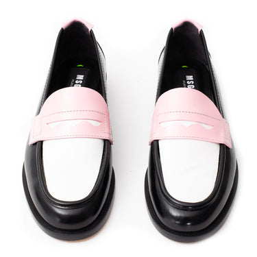 Women's Msgm Loafers Pink/Black/White