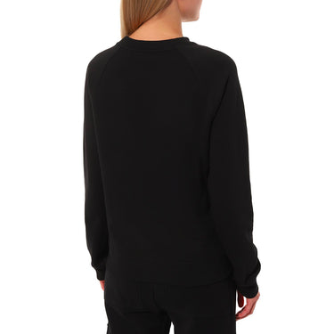 Women's Msgm Micrologo Print Sweatshirt Black