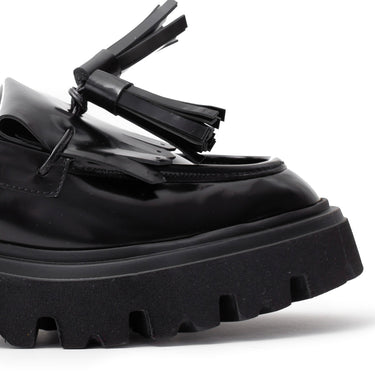 Women's Msgm Track Sole Loafers Black