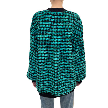 Women's Pied De Poule Tweed Jacket Green