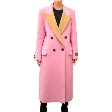 Women's Wool Felt Coat Pink