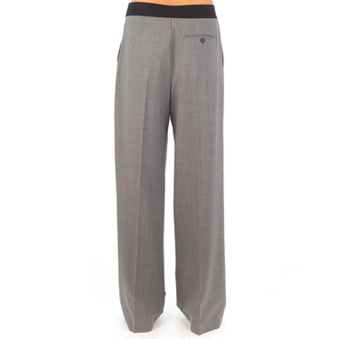Women's Wool Suiting Pants Grey Melange