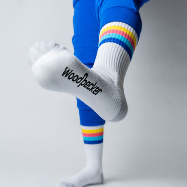 Unisex Socks - Sold As A Pack Of 5. Navy, White, Cobalt Blue, Black, Grey