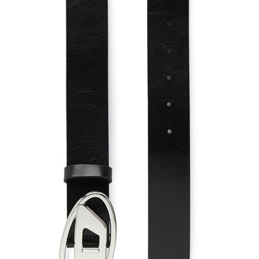 B-1dr W Belt with D logo buckle Black