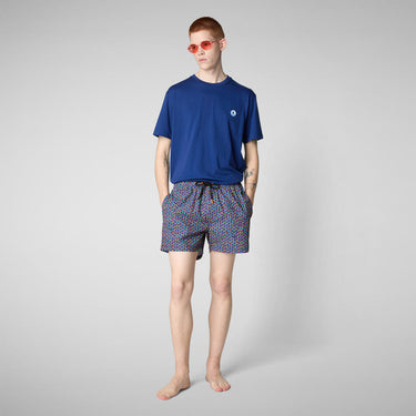 Men's ADEMIR SWIMWEAR 5 INCH in KALEIDOSCOPE MICRO BLUE