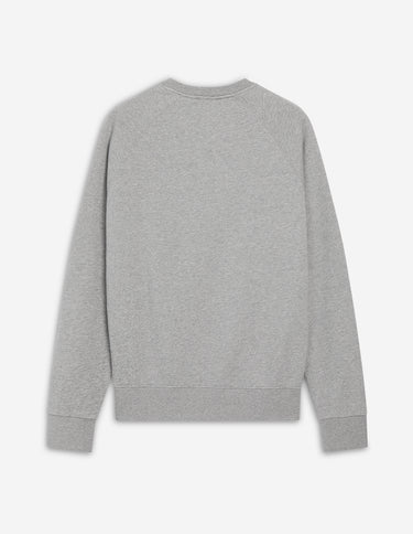 Tricolor Fox Patch Clean Sweatshirt Grey Melange