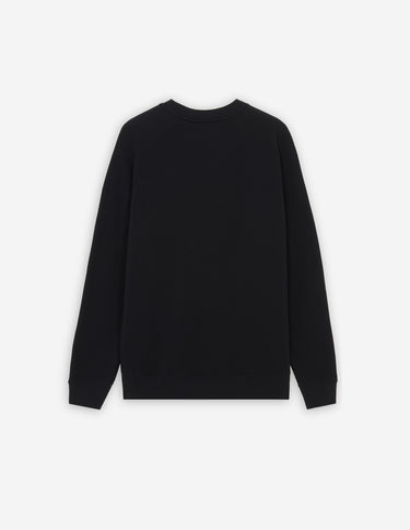 Grey Fox Head Patch Classic Sweatshirt Black