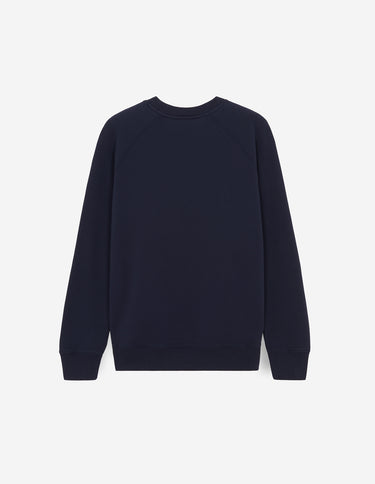 Unisex Chillax Fox Patch Classic Sweatshirt Navy