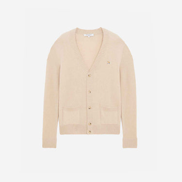 Baby Fox Patch Boxy Cardigan Beige