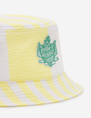 Poolside Stripes Bucket Hat Lemon Stripes