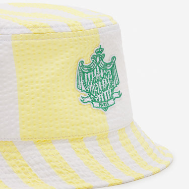Poolside Stripes Bucket Hat Lemon Stripes