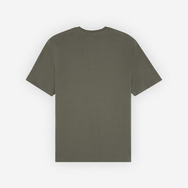 Chillax Fox Patch Regular Tee Shirt Military Green