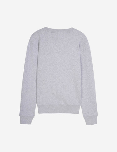 Men's Fox Head Patch Regular Sweatshirt Light Grey Melange