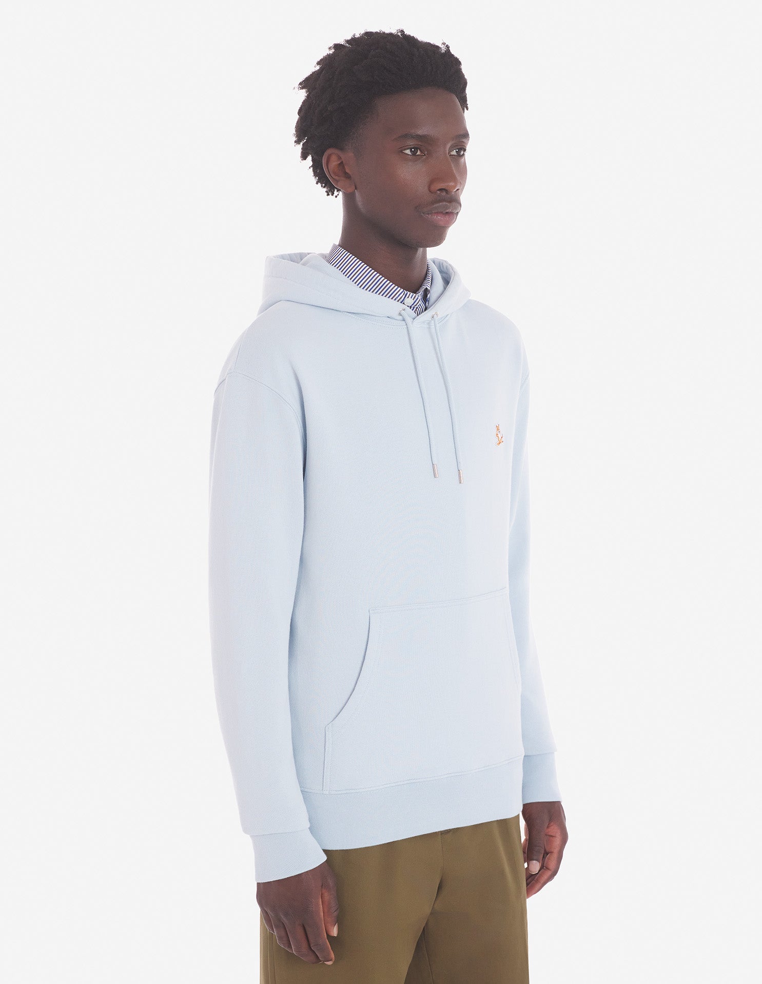 Chillax Patch Regular Hoodie Sky Blue – rue de can