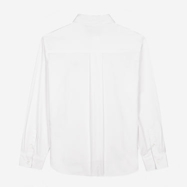 Women's Button-down Classic Shirt With Institutional Fox Head Patch In Oxford White