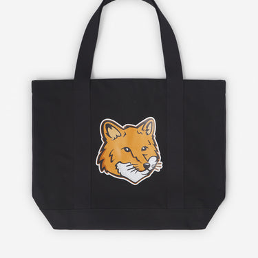 Fox Head Tote Bag Black