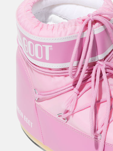 Icon Low Pink Nylon Boots