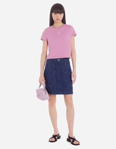 Women's Baby Fox Patch Baby Tee-shirt Blossom